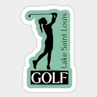 Lake Saint Louis Ladies Golf Sticker